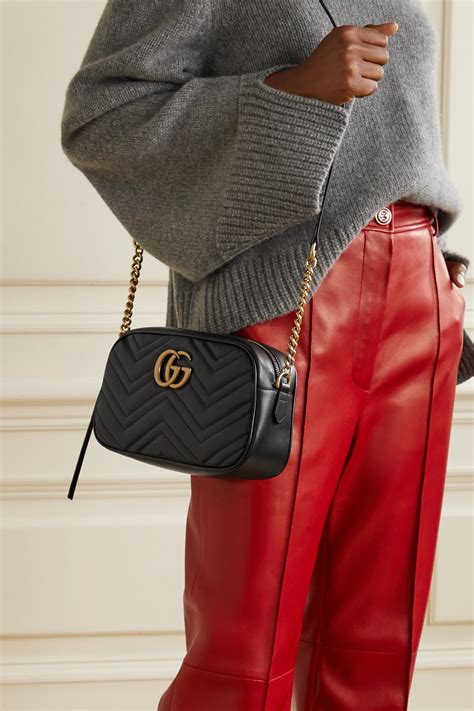 women's gucci camera bag|Gucci marmont camera bag small.